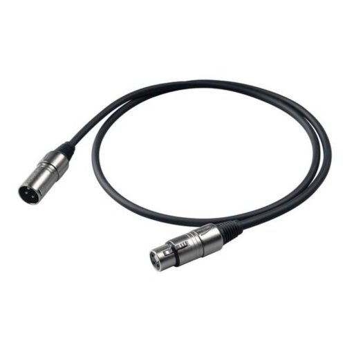 Proel BULK250LU3 Male XLR - Female XLR 3Pin Cable - 3m