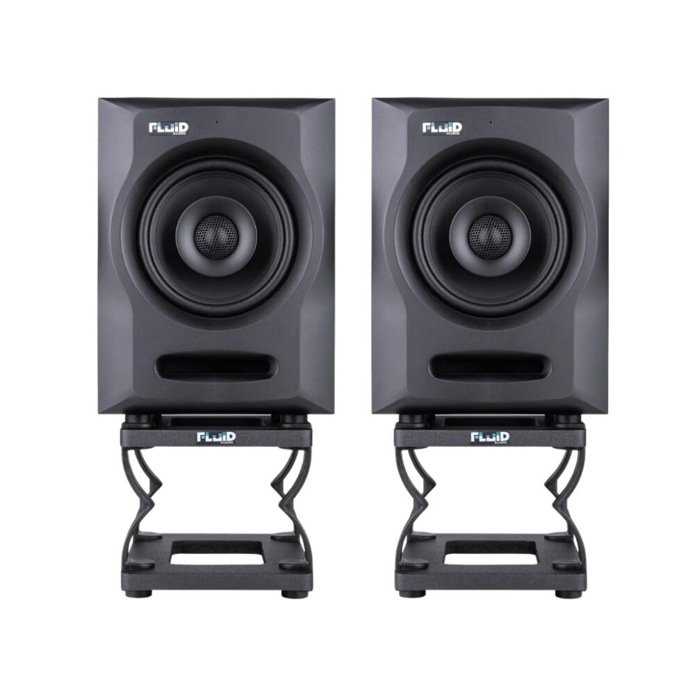 Alternative view of FLuid Audio DS5 Desktop Monitor Stands(Pair)