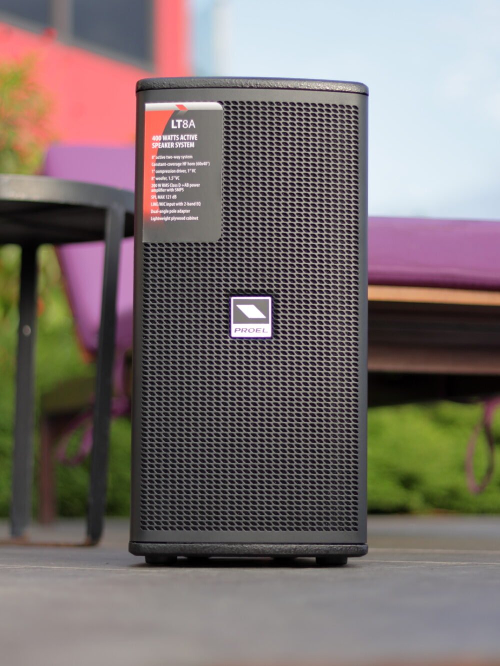 Alternative view of PROEL LT8A LITE Series Active 2-Way 8"  400W Powered Active Loudspeaker