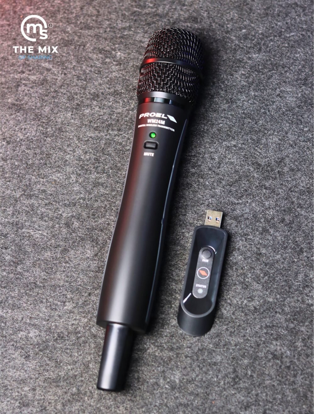 Alternative view of Proel U24H 2.4GHz USB Wireless Handheld Microphone