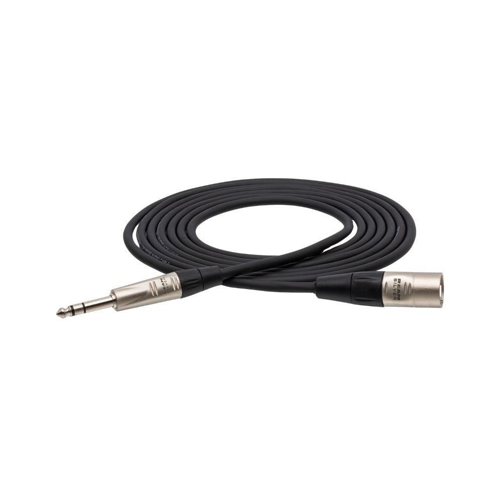Hosa HSX-010 Pro Balanced Interconnect - REAN 1/4-inch TRS Male to XLR3 Male - 3m