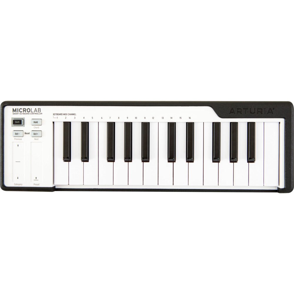 Arturia Microlab 25-key Midi Keyboard Controller - Black