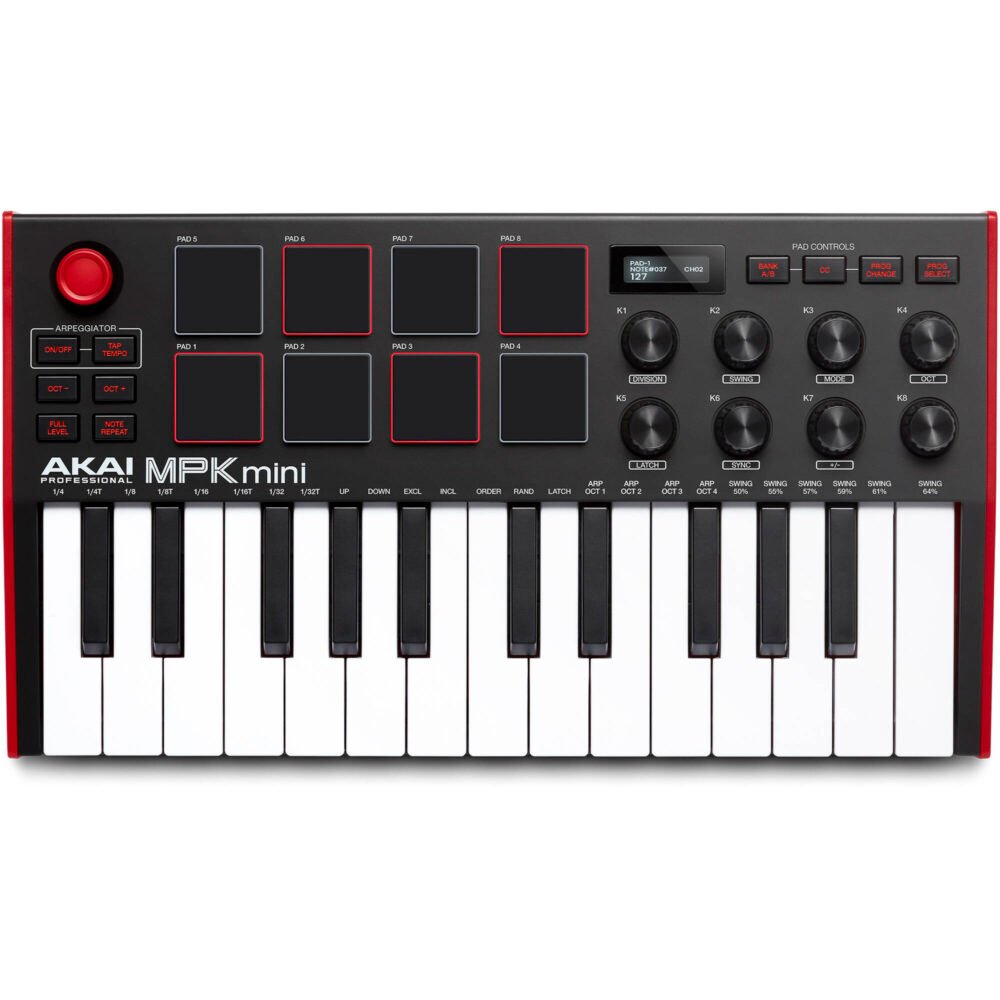 Akai Professional MPK Mini MK III 25-key Keyboard Controller and Virtual Instrument Plug-ins Bundle