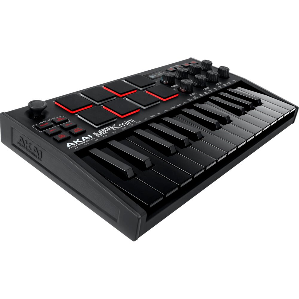 Alternative view of Akai Professional MPK Mini MKIII Limited Edition Black on Black 25-key Keyboard Controller