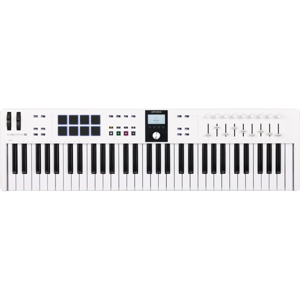 Arturia KeyLab Essential 61 KeyLab Essential mk3 Universal MIDI controller - white