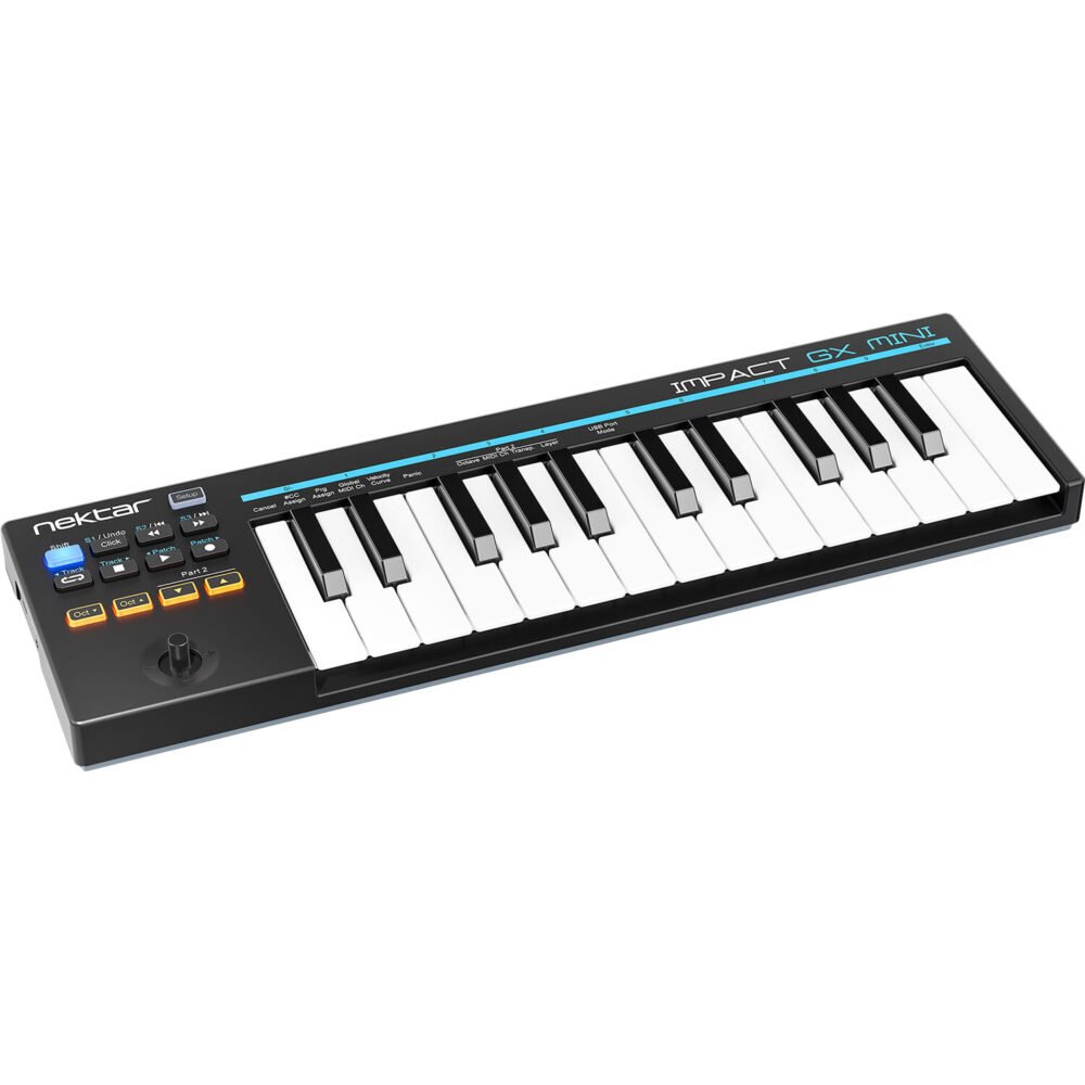 Alternative view of Nektar Impact GX Mini 25-key MIDI Controller