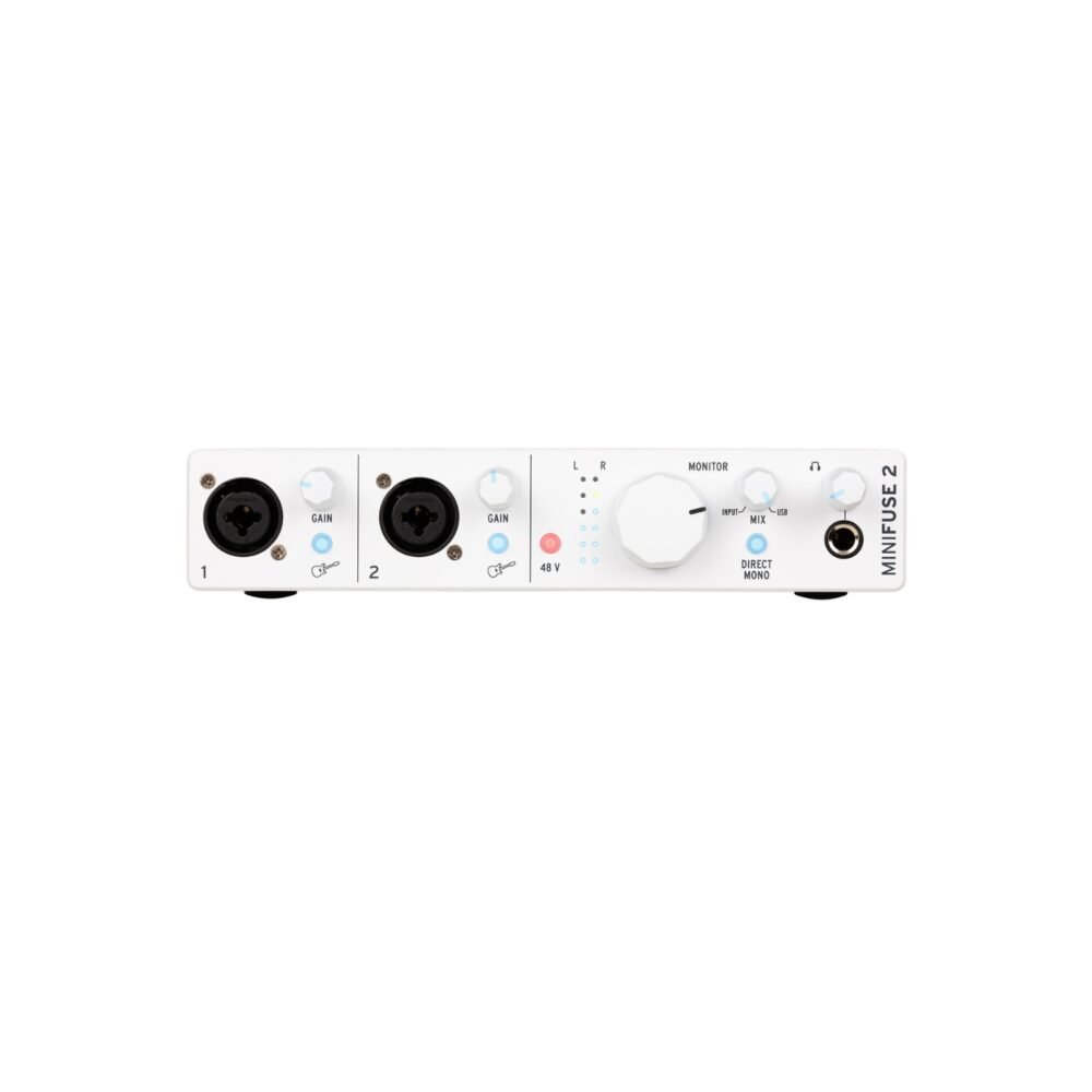 Alternative view of Arturia MiniFuse 2 Recording Pack - White