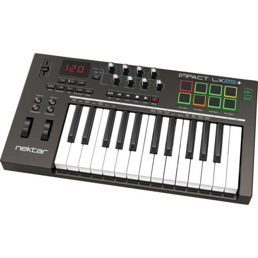 Alternative view of Nektar Impact LX25+ Midi Keyboard Controller