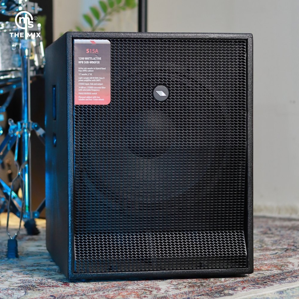 Alternative view of PROEL S15A 15-inch active HBP subwoofer, 1200watt