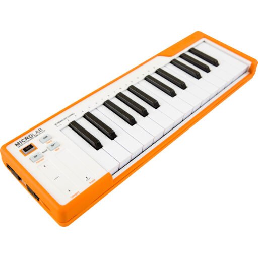 Alternative view of Arturia Microlab 25-key Midi Keyboard Controller - Orange