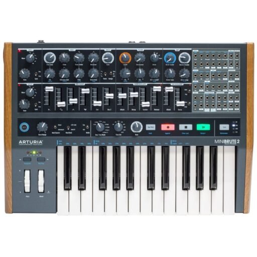 Arturia MiniBrute 2 Wired Up, Analog Mutant Synthesizer