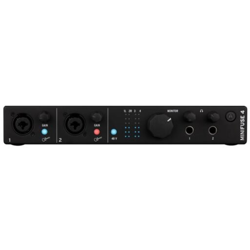 Arturia MiniFuse 4  4-channel Versatile Desktop Audio Interface - Black