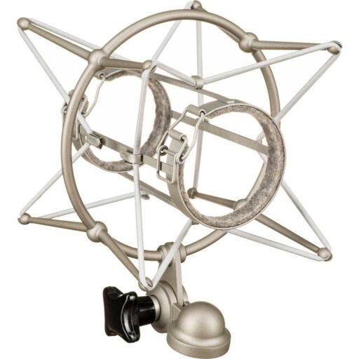 Alternative view of Neumann Z 48 Shock Mount with a swivel mount for U67 and U87