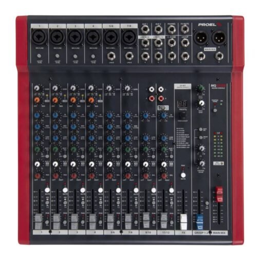 PROEL MQ12USB Compact 12-channel mixer with FX and USB
