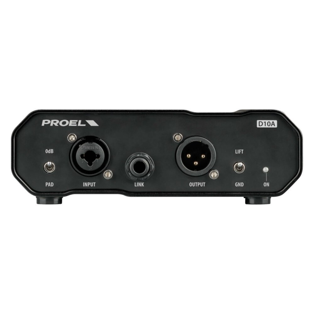 Alternative view of PROEL D10A Active Direct injection Box