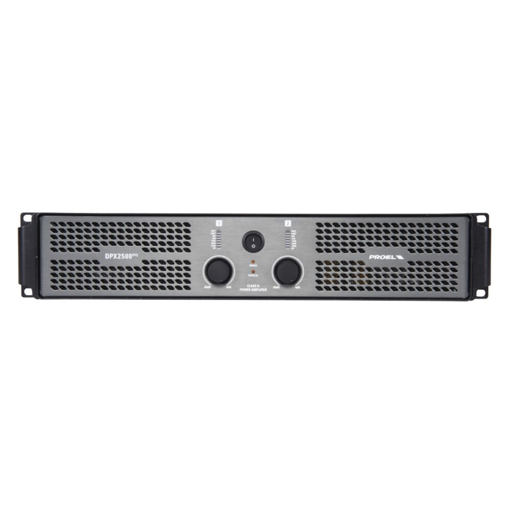 Alternative view of PROEL DPX2500PFC Class D Power Amplifier with SMPS and PFC