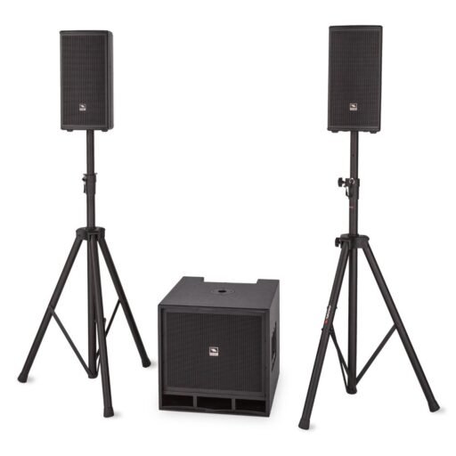 PROEL LT812A 1600W 3-Way SAT (8" x 2) + SUB (12" x 1) Powered Speaker