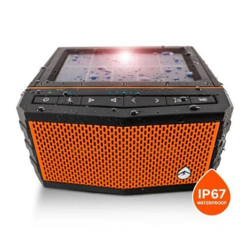 Alternative view of EcoXgear SolJam Battery Waterproof Bluetooth speaker with RGB lights