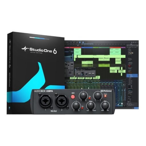 Alternative view of PreSonus AudioBox USB 96 Audio/Midi Interface