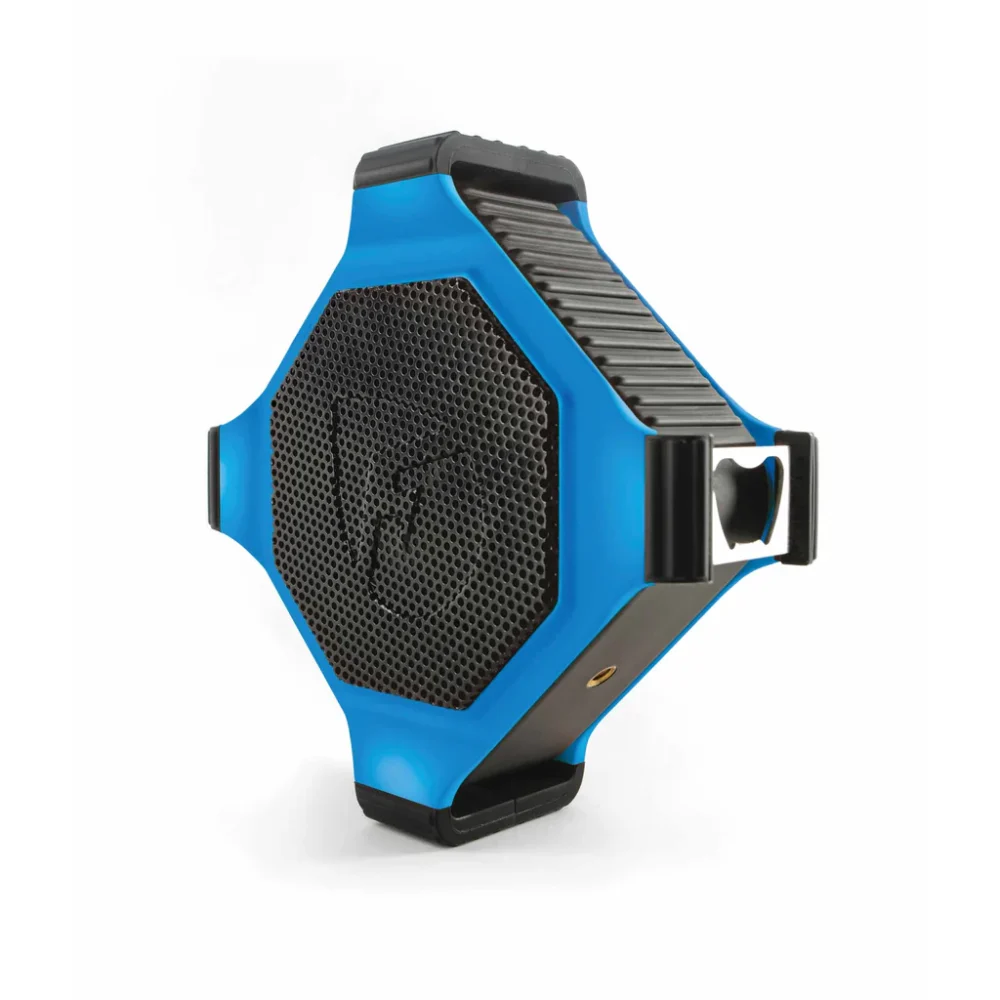 EcoXgear EcoEdge Waterproof Battery Bluetooth Speaker with RGB Lights (Blue)