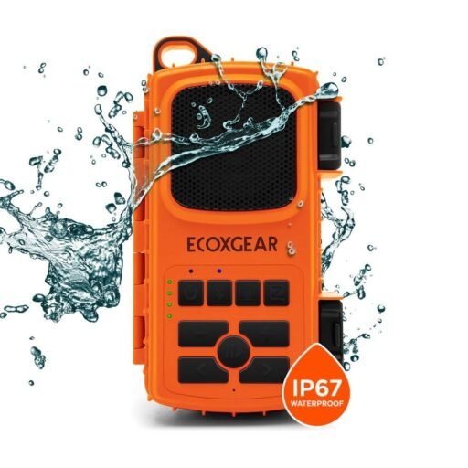Alternative view of EcoXgear EcoExtreme 2 Waterproof Bluetooth Battery Speaker (Orange)