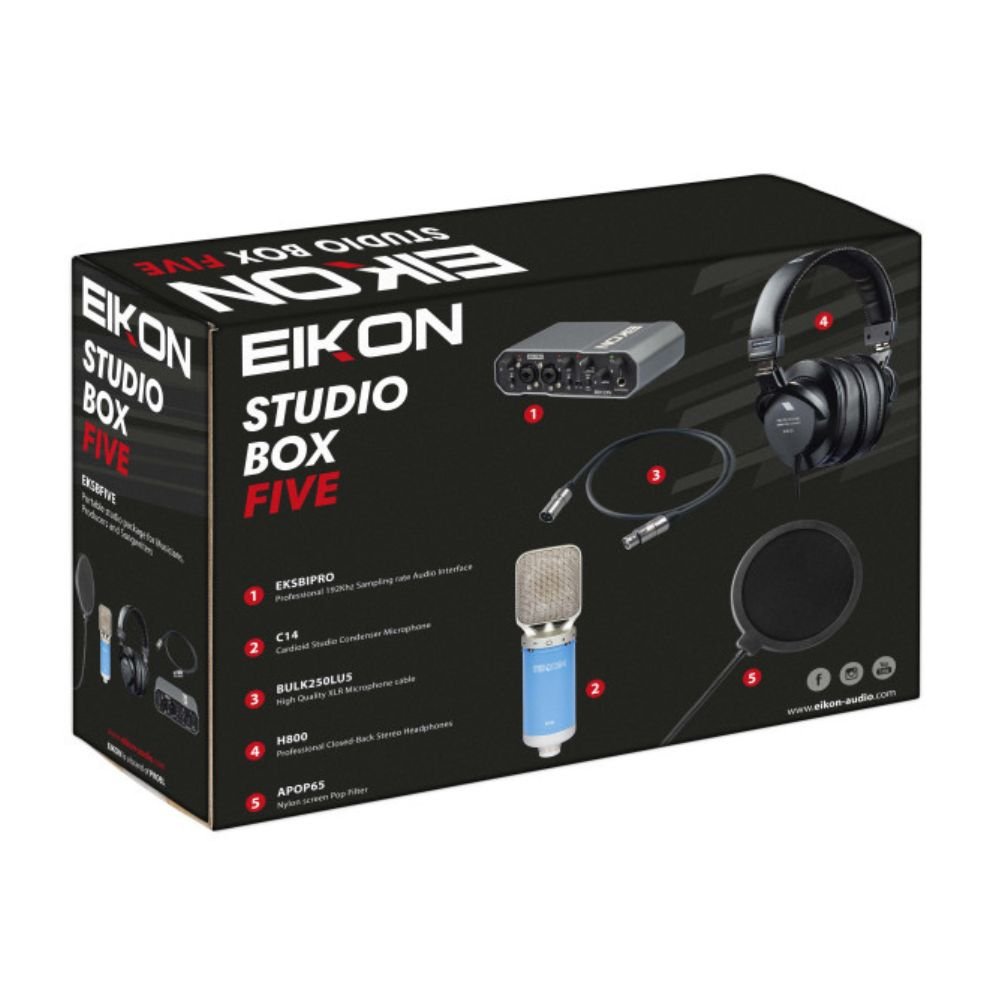 Eikon Audio EKSBFIVE Advanced Home Recording Bundle