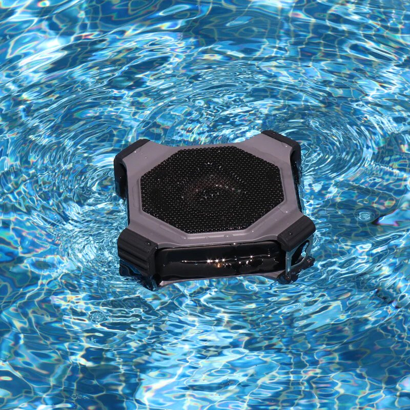 Alternative view of EcoXgear EcoEdge+ Waterproof blueooth speaker with RGB lights (Grey)