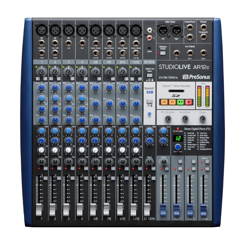 PreSonus StudioLive AR12C Type-C Analog Mixer