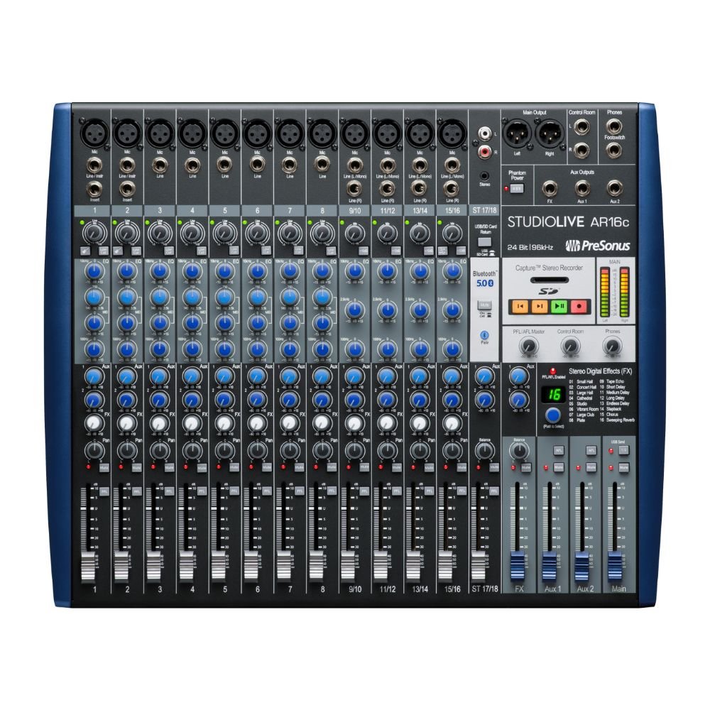 PreSonus StudioLive AR16C Type-C Analog Mixer