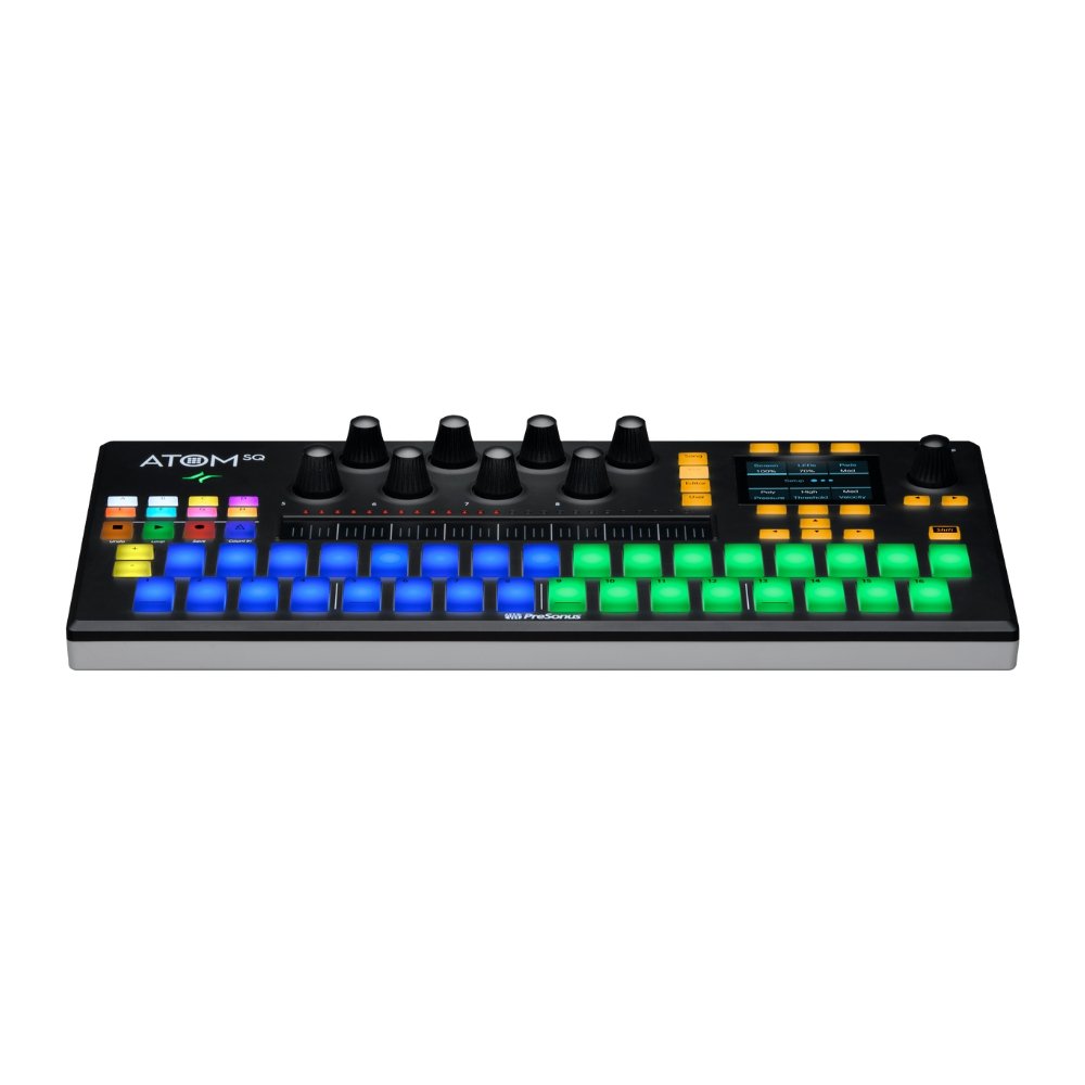 Alternative view of PreSonus ATOM SQ Hybrid MIDI keyboard / padController