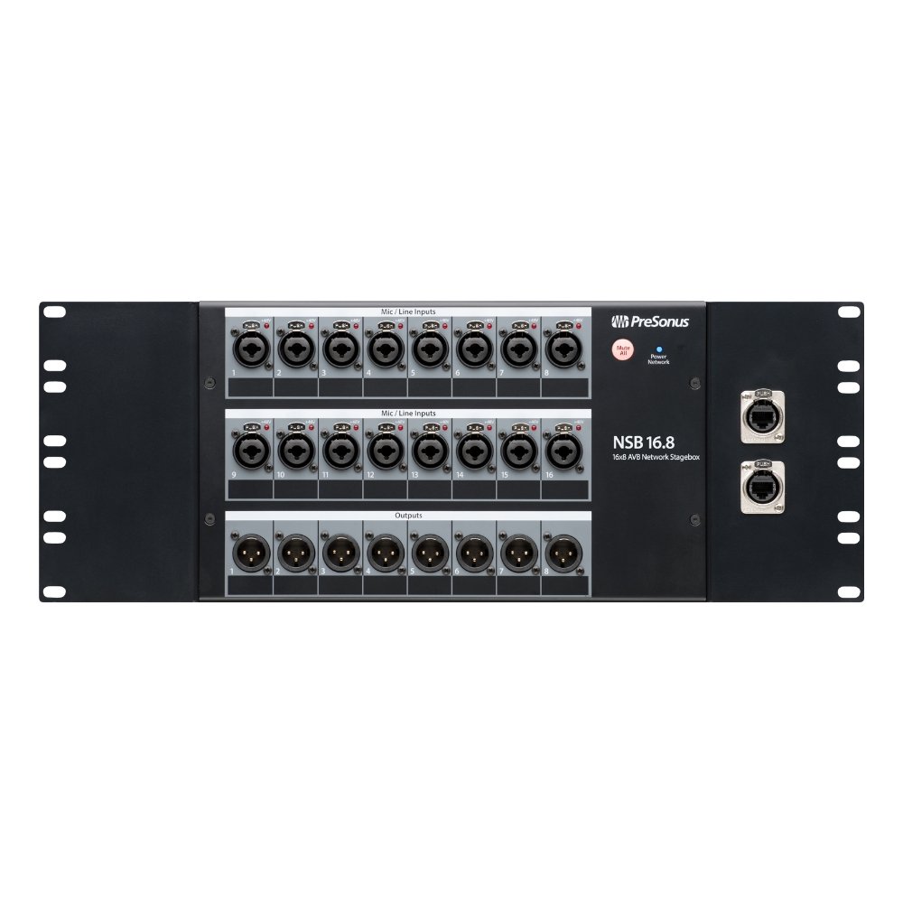 Alternative view of PreSonus NSB 16.8 Networked Stage Box