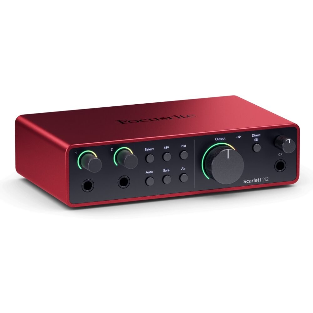 Alternative view of Focusrite Scarlett 2i2 4th Gen USB-C Audio Interface