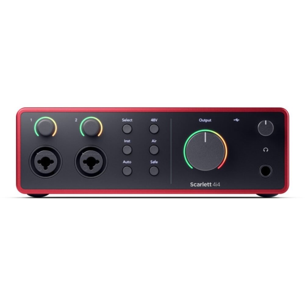Focusrite Scarlett 4i4 4th Gen USB-C Audio Interface