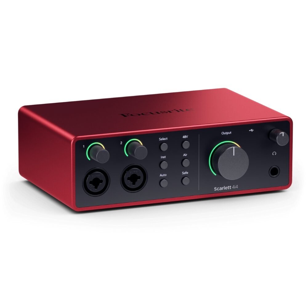 Alternative view of Focusrite Scarlett 4i4 4th Gen USB-C Audio Interface