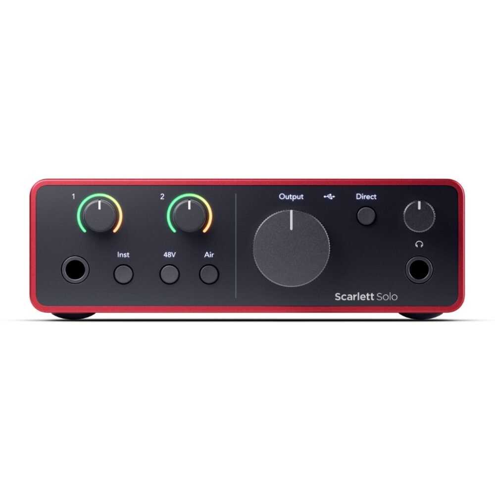 Focusrite Scarlett Solo 4th Gen USB-C Audio Interface