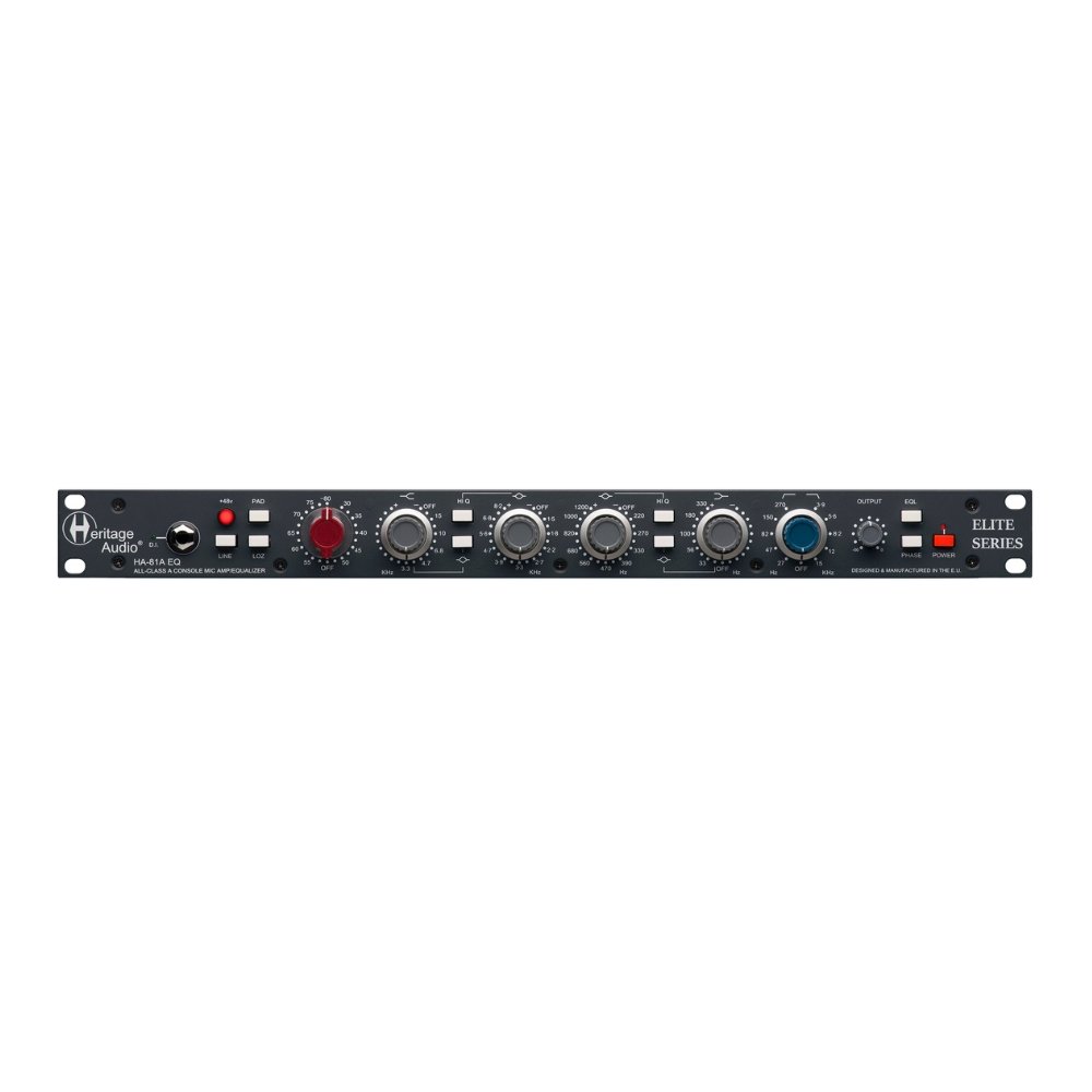 Heritage Audio HA-81A EQ Elite Class A 73-Style Channel Strip Mic Preamp