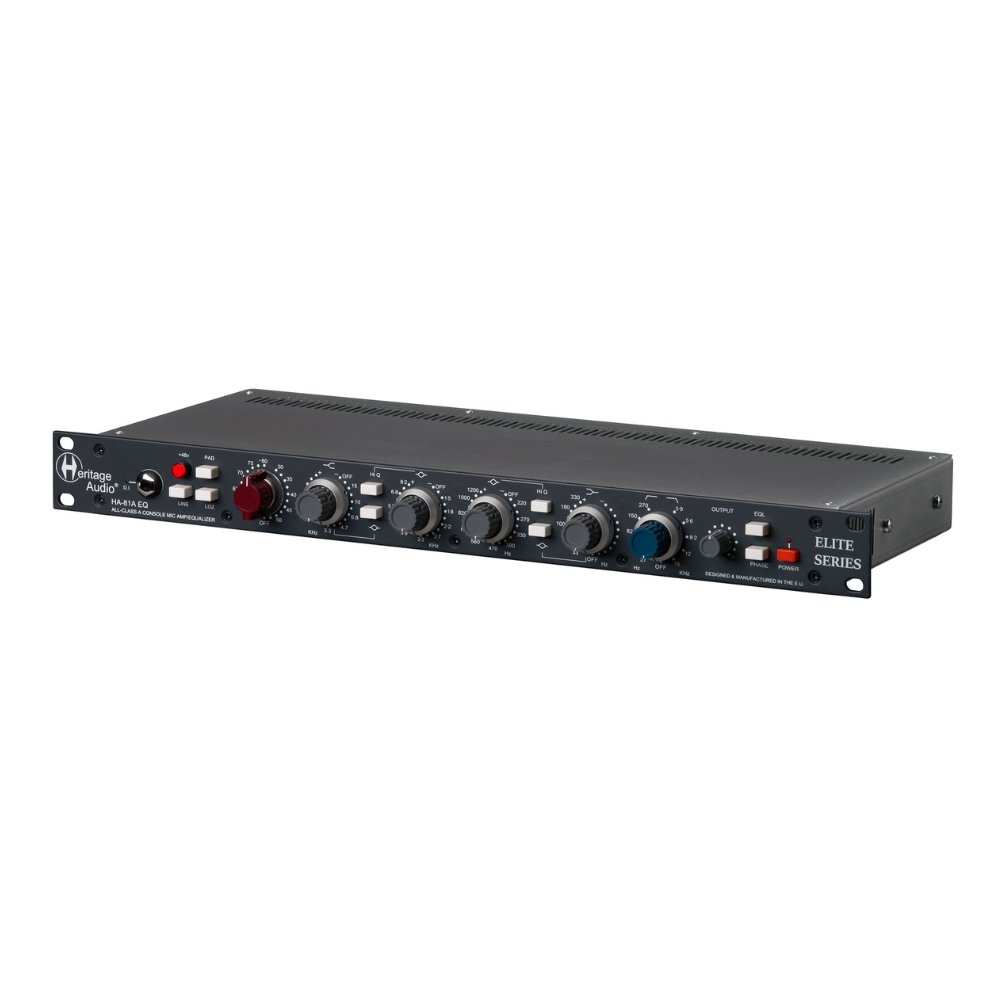 Alternative view of Heritage Audio HA-81A EQ Elite Class A 73-Style Channel Strip Mic Preamp