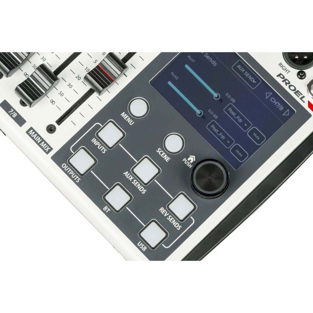Alternative view of PROEL DIGIPAD8 USB-Bluetooth 8-channel Digital Mixer