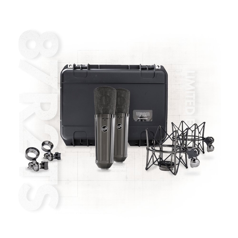 Alternative view of Warm Audio WA-87 R2 TS Titanium Stereo Pair