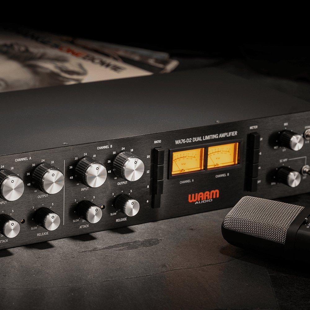 Alternative view of Warm Audio WA76-D2 Dual-Channel Fet Compressor