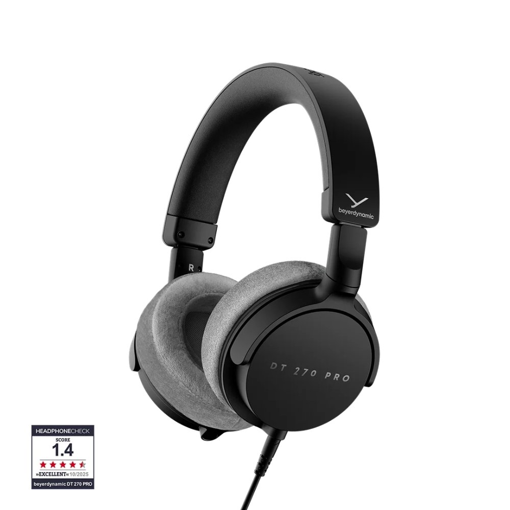 beyerdynamic DT 270 PRO Compact studio headphones for recording and monitoring