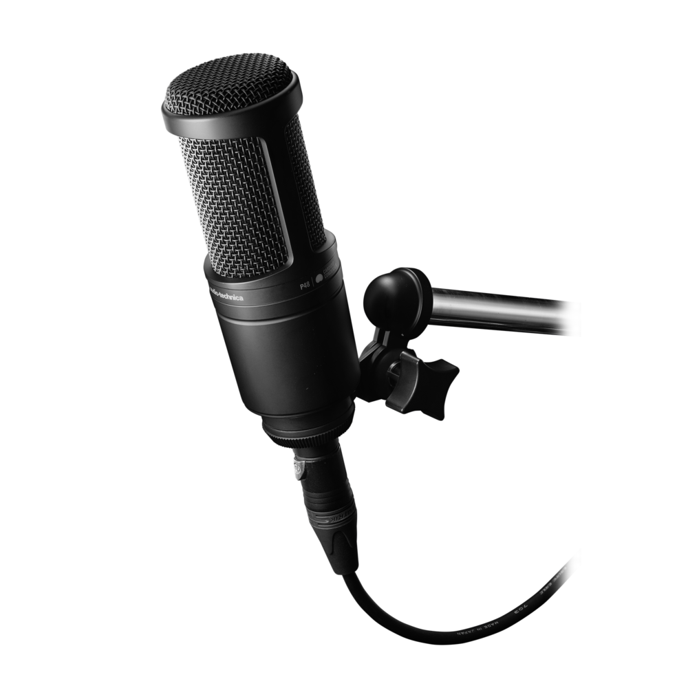 Alternative view of audio-technical AT2020 Cardioid Condenser Microphone
