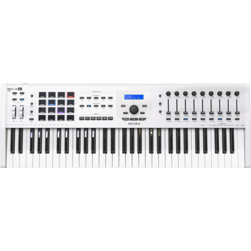 Arturia KeyLab 61 MkII 61-key Midi Keyboard Controller - White