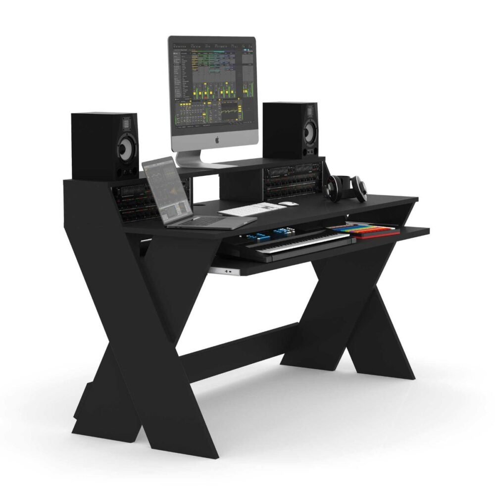 The Glorious Sound Desk Pro StudioDesk - Black - Image 3