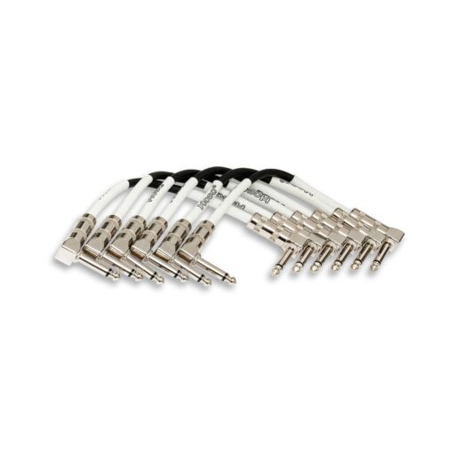 Hosa CPE-606 Guitar Pedalboard Patch Cable - Right Angle to Right Angle - 6 inch (6pcs/pack)