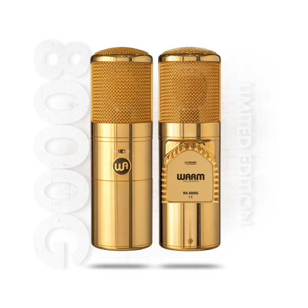 Alternative view of Warm Audio WA-8000G "Gold Edition" Tube Microphone