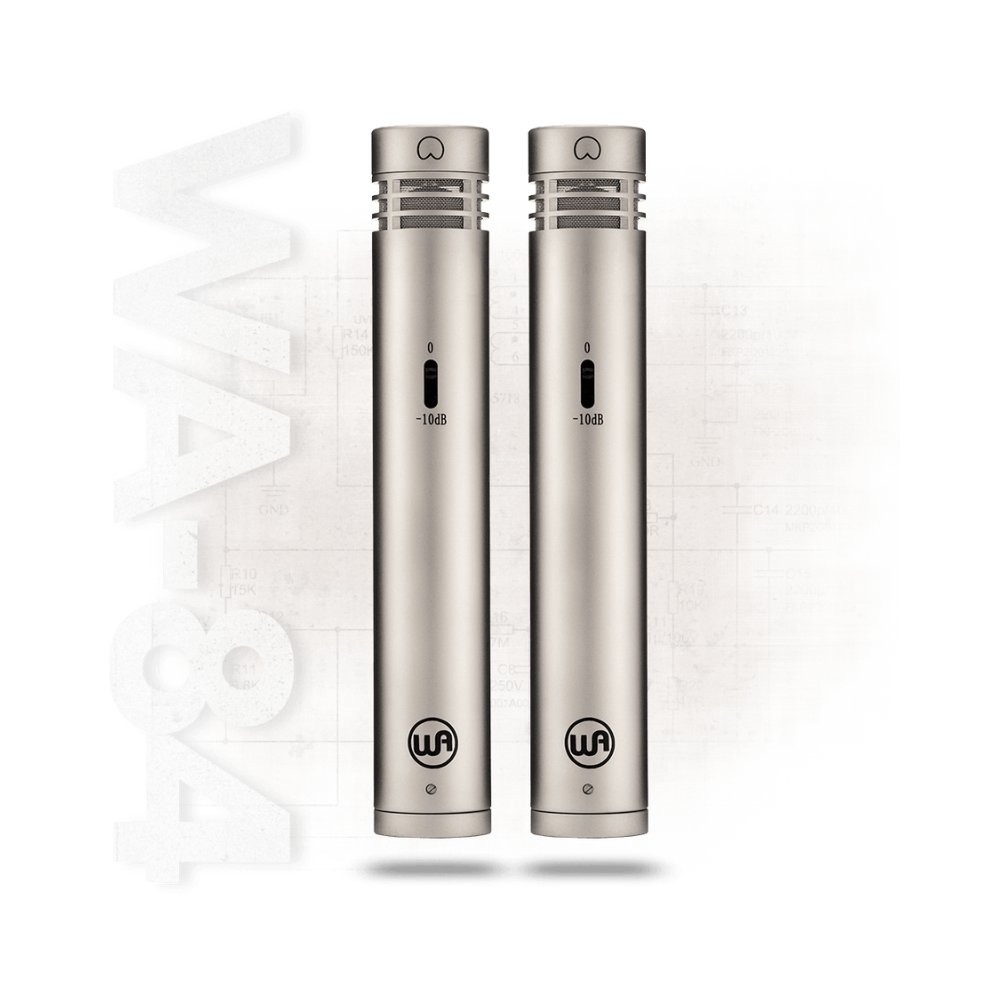 Warm Audio WA-84 Premium Stereo Pair - Nickel
