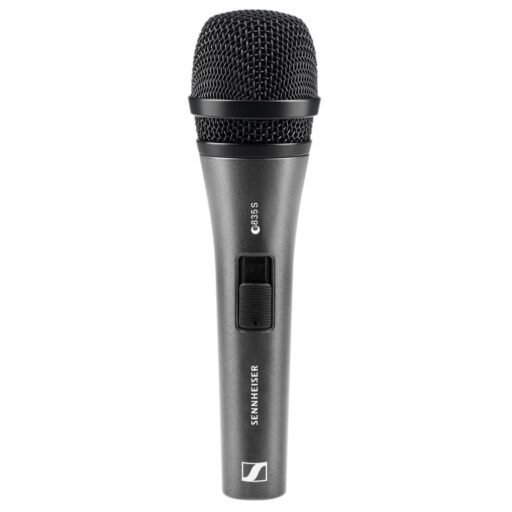 Sennheiser E 835-S On/Off Switch Dynamic cardioid vocal microphone for semi-pro studio & live sound