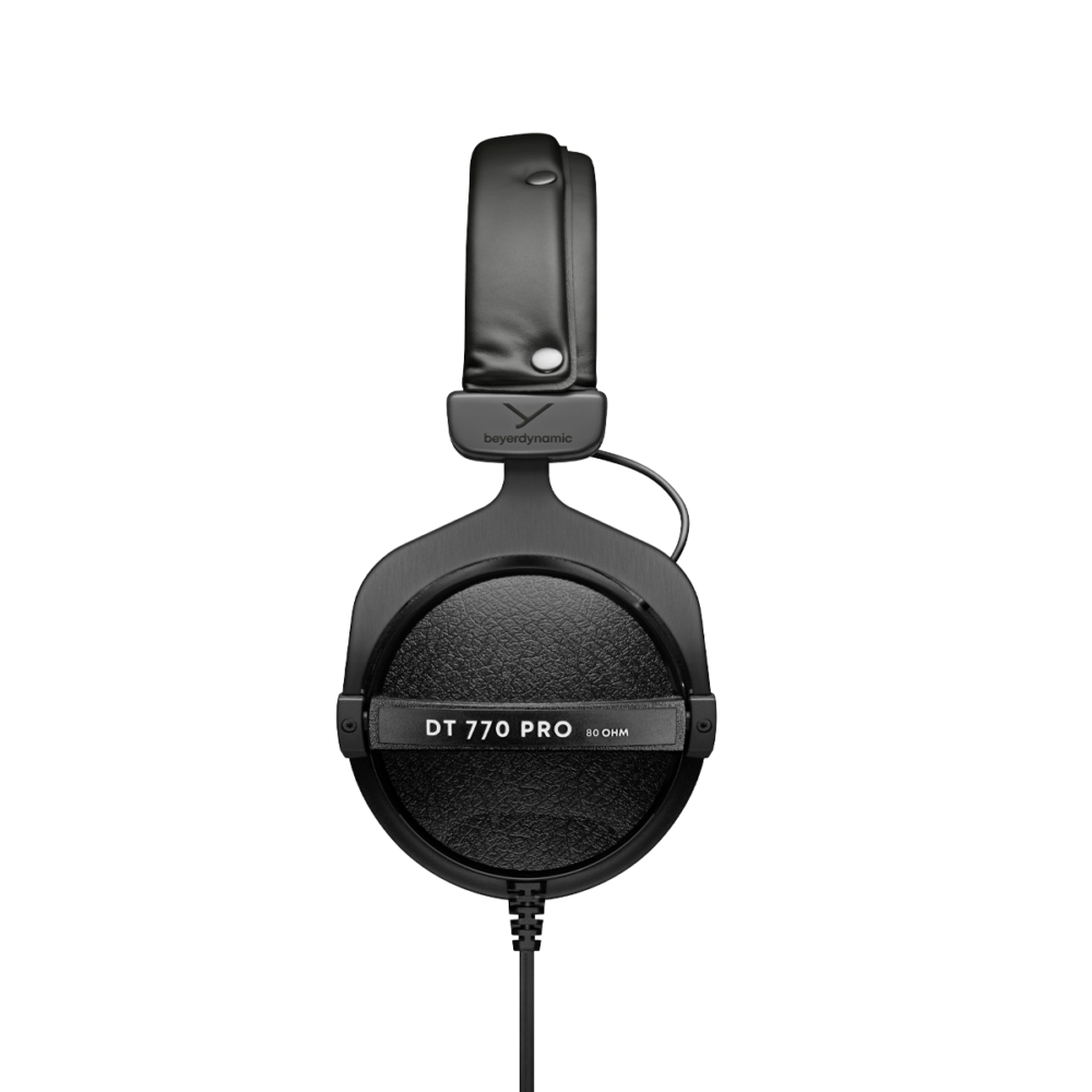 Alternative view of beyerdynamic DT 770 PRO 80-ohm Reference headphones for control and monitoring purpose (closed)