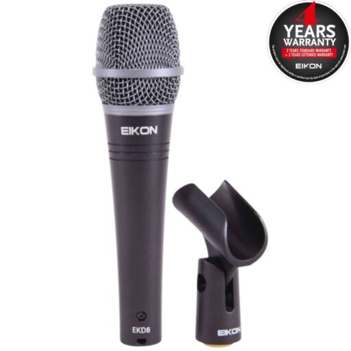 Alternative view of Eikon Audio EKD8 Dynamic super-cardioid professional microphone